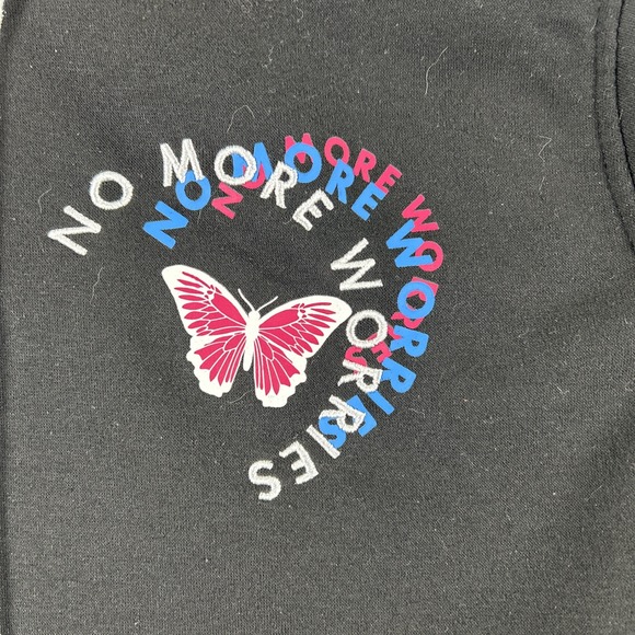 Brooklyn Cloth Hoodie "No More worries" pull over Size XL "Free Peace Of Mind" - Picture 2 of 10